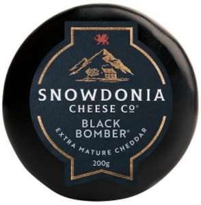 Snowdonia Cheese Company Black Bomber Mature Cheddar Cheese Truckle 200g