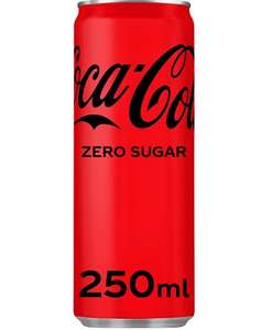 Coke Zero can 250ml - 4 for £1 or 39p each @ Heron Foods Nottingham