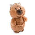NICI 47213 Cuddly Quokka-Mola 15 cm – Sustainable Plush Toys, Eco-Friendly Stuffed Animal from The Wild Friends GO Green Collection, Brown
