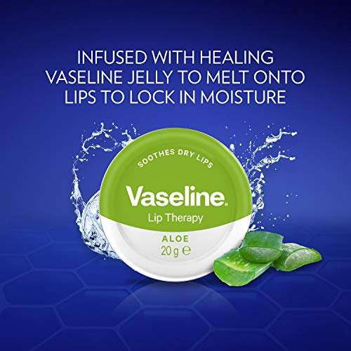 Vaseline Lip Therapy Aloe Vera 20g - 89p each (Minimum Order Quantity 3) @ Amazon