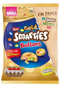 Gold Smarties Buttons in Sunderland
