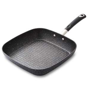 Tower Precision 28cm Non Stick Grill Pan - Grey £23.33 + Free click and collect @Argos