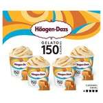 Haagen-Dazs Gelato 150 Calories Chocolate Drizzle Ice Cream/ Gelato 150 Calories Caramel Swirl Ice Cream 4pk - £3 @ Morrisons