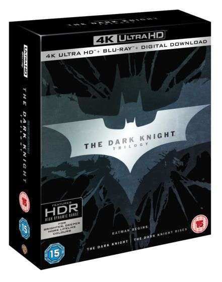 THE DARK KNIGHT TRILOGY [BATMAN] (4K ULTRA HD) (2012)