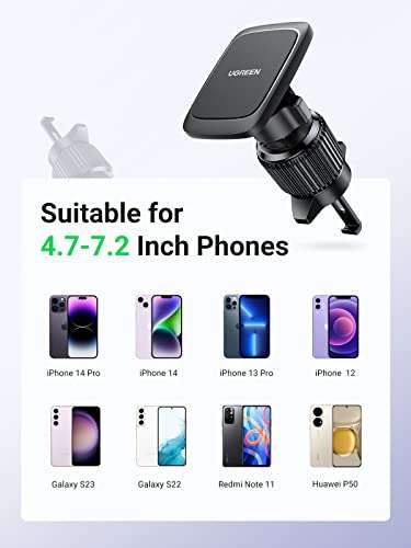 UGREEN Magnetic Phone Car Mount - Innovative Hook Design, Dual Stick Plates £9.99, using voucher @ Amazon /Ugreen