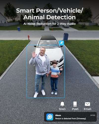 Reolink 16MP UHD Dual-Lens PoE Security Camera with 180° / Motion TrackPerson/Vehicle/Animal Detection, Duo 3 PoE @ ReolinkEU /FBA