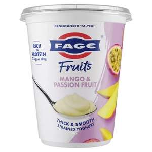 Fage Thick & Smooth Strained Yoghurt (Coconut/Strawberry/Mango & Passion Fruit) - £1.50 (possibly 25p via CheckoutSmart App) @ Asda