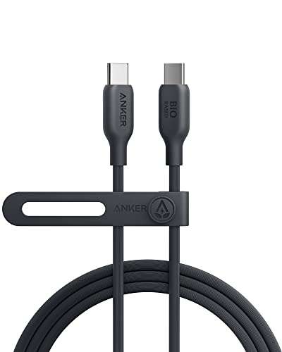 Anker 543 USB C to USB C Cable (140W 6ft), USB 2.0 Bio-Based Charging Cable (4 colours) £9.99 Dispatches from Amazon Sold by AnkerDirect UK