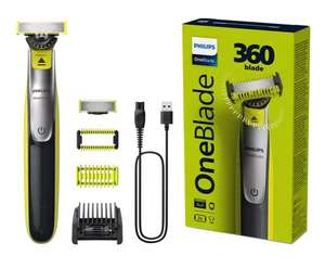 Philips OneBlade 360 for Face & Body with 5-in-1 Adjustable Comb, Body Comb & Skin Guard - £42.50 / £33.99 (student discount) @ Boots