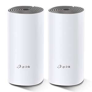 TP-Link Deco E4 Whole Home Mesh Wi-Fi System, Seamless and Speedy (AC1200) pack of 2