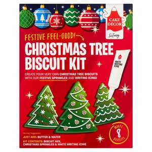 Cake Decor Christmas Tree Biscuit Kit 194G - Clubcard Price