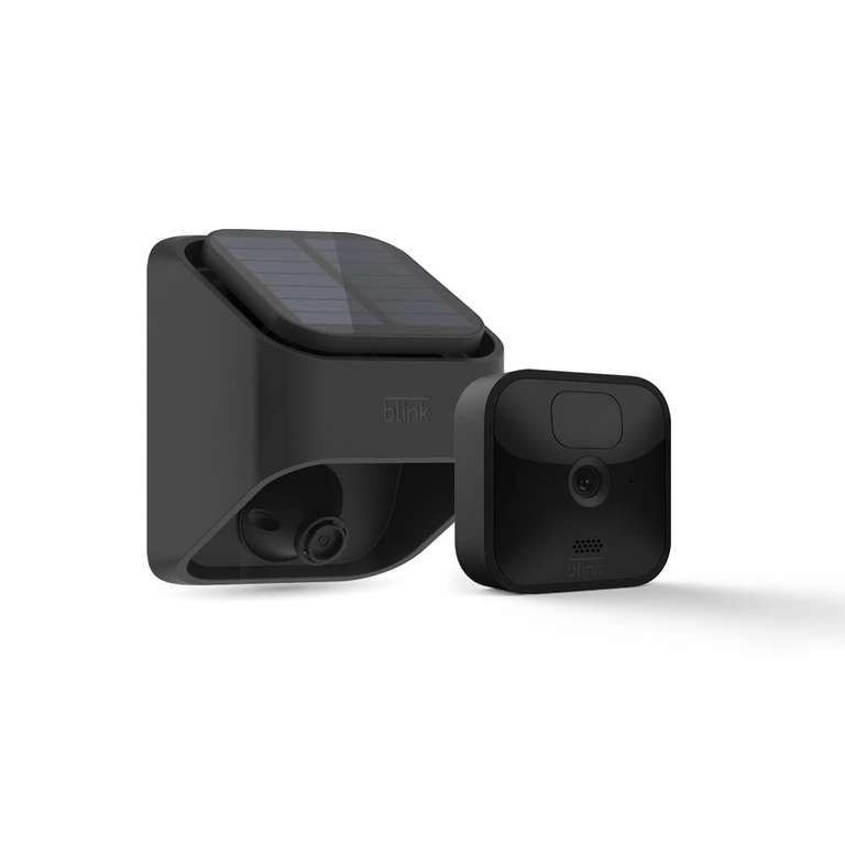 Blink Outdoor + Solar Panel Charging Mount | wireless, HD smart security camera, solar-powered, motion detection