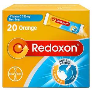 Redoxon Double Action Fast Melt Vitamin C Sachets x 20 - 29p @ Home Bargains, Chester (Greyhound Retail Park)
