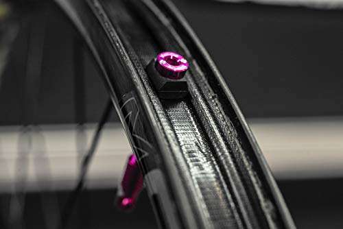 Muc-Off Purple Tubeless Presta Valves, 60mm - Premium No Leak Bicycle Valves - £12.30 @ Amazon