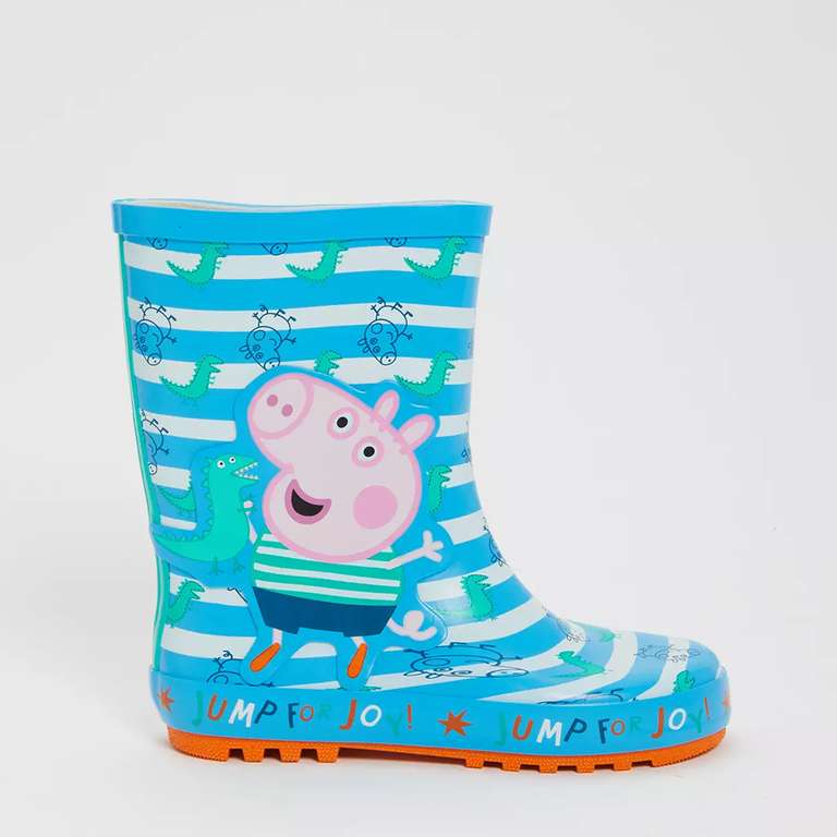 Infant Peppa Pig Blue George Wellies - £5.50 Using Click & Collect @ Argos
