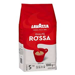 Lavazza Qualita Rossa, Arabica and Robusta Medium Roast Coffee Beans, 4x1kg £42.75 @ Amazon