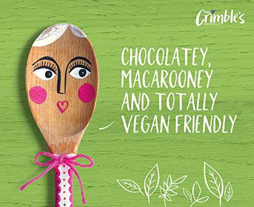 Mrs Crimble's Choc Covered Coconut Macaroons - Gluten Free + Vegan (20% voucher and subscribe and save - as low as 65p )