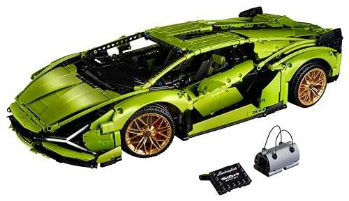 LEGO 42115 Technic Lamborghini Sián FKP 37 Race Car Model Building Kit - with voucher