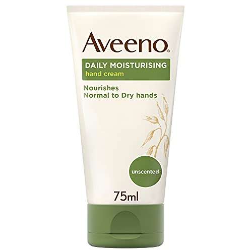 Aveeno Daily Moisturising Hand Cream 75ml £1.50 / £1.35 S&S or less With Voucher @ Amazon