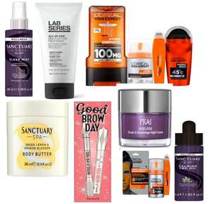 £10 Tuesday- Makeup Obsession, Benefit, L’Oreal Men, Sanctuary No7 & more + £1.50 Click and collect Free on £15 spend @ Boots