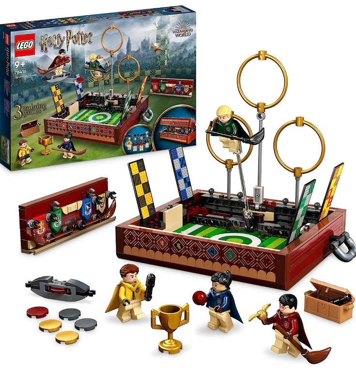 LEGO Harry Potter 76416 Quidditch Trunk Games Set (£40 with sign up code) - Free Click & collect