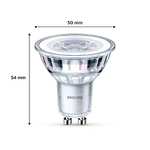 Philips LED Classic Spot Light Bulb 6 Pack [Cool White 4000K - GU10] 4.6W - £4.49 @ Amazon