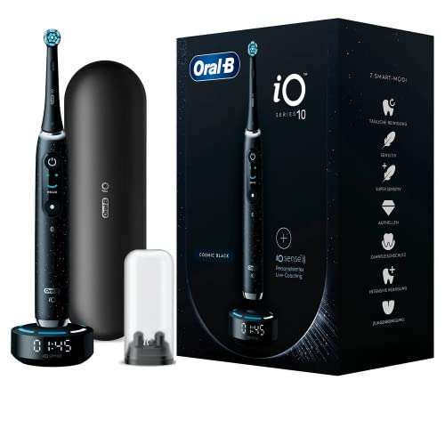Oral-B iO Series 10 Electric Toothbrush, 7 Cleaning Modes, iOSense, Magnetic Technology & 3D Analysis, Colour Display - £264.79 @ Amazon EU