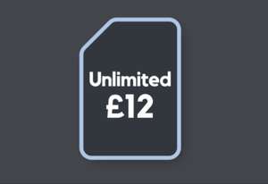 Unlimited Data, Minutes and SMS - £12 a month 1 month contract (Social Tariff for those on eligible benefits) via Smarty