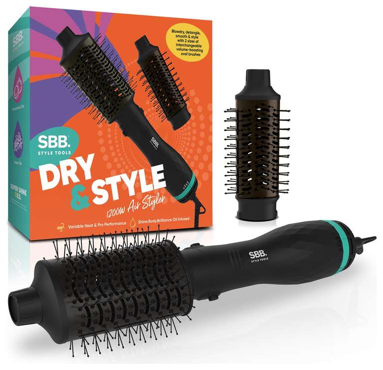 SBB SBDR-2500 Dry & Style Hot Air Styler - £30 + Free Click and Collect @ Argos