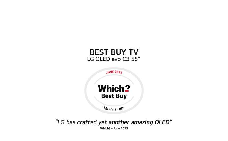 LG 55" C3 OLED55C34LA OLED evo 4K Ultra HD HDR Smart TV with 6 Year Guarantee (By Joining Free VIP Club)