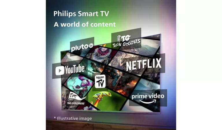 Philips 43PUS7608/12 LED HDR 43” 4K Smart TV - Free C&C