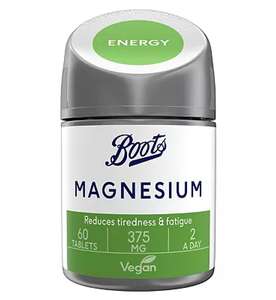 Boots magnesium 60 tablets 11p at Boots Sears retail park Solihul