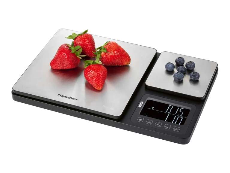 Platform Scale Kitchen Silvercrest Dual Platform Kitchen Scales at Lidl – £11.99 | hotukdeals