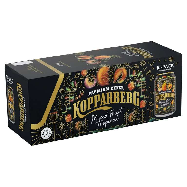 10x 330ml Kopparberg Mixed Fruit Tropical cider at Wandsworth Southside