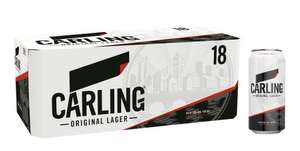 Carling Original Lager Beer Cans x18 440ml x 2 for £20 @ Sainsbury's