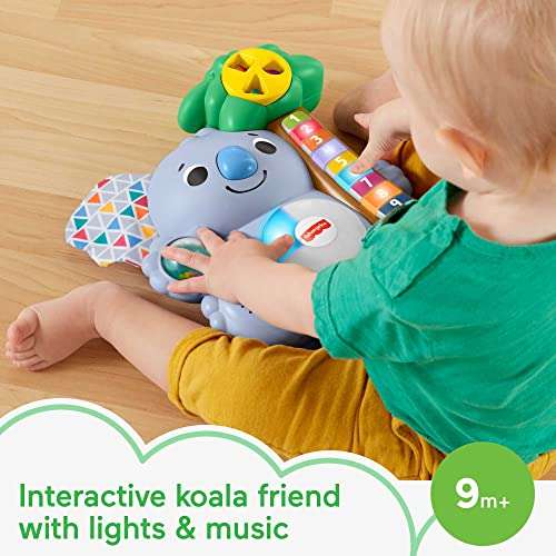 Fisher-Price Linkimals Counting Koala - UK English Edition, animal-themed musical learning toy
