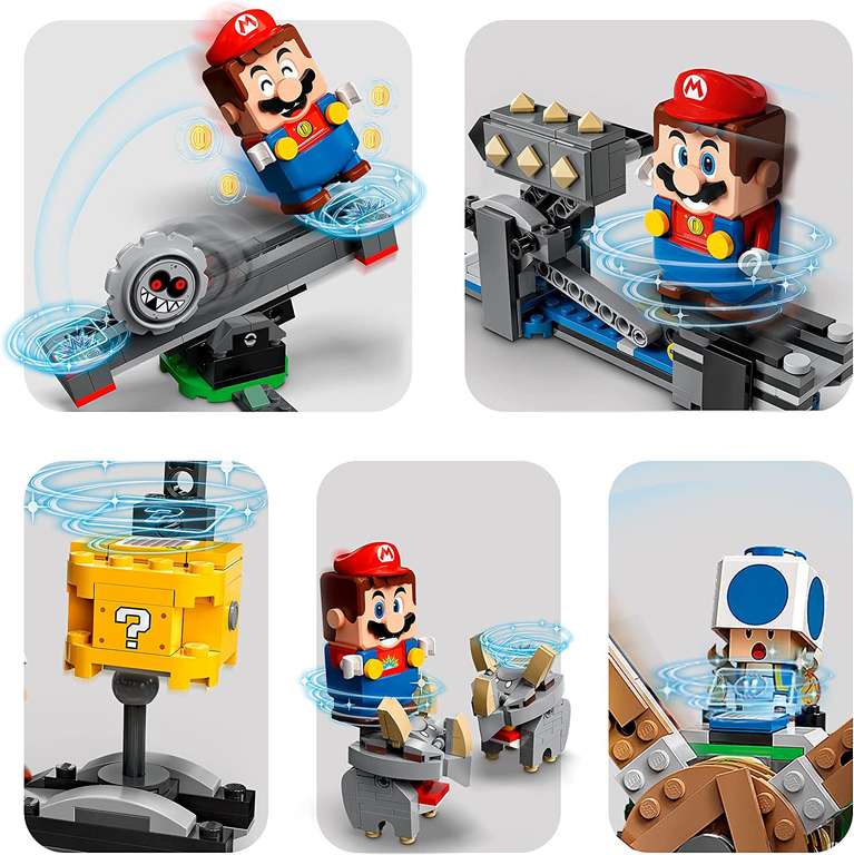 Lego Super Mario Reznor Knockdown Expansion Set 71390 £31.98 @ Amazon