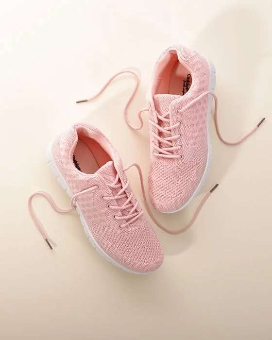 Ladies Lightweight Leisure shoe in Pink w/code