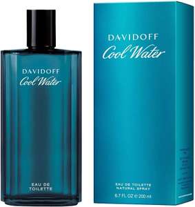 DAVIDOFF Cool Water Man Eau de Toilette 200ml Aftershave for Men (Package May Vary) - £23.99 / £22.79 S&S @ Amazon