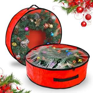 Pwsap 2 Pack Christmas Wreath Storage Container - 24 Inch, Garland Storage - w/Code, Sold By Mxcwir EU