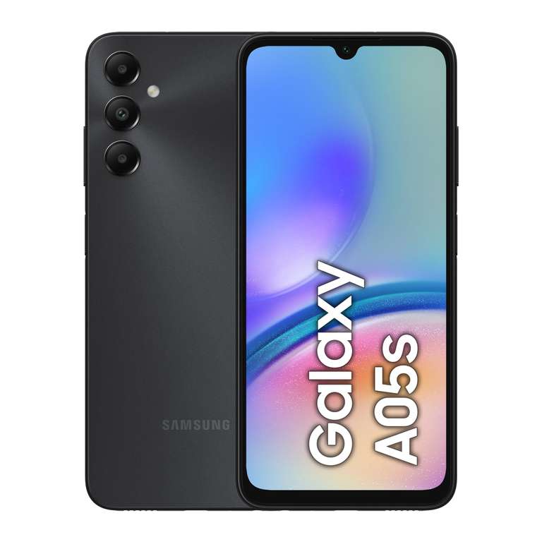 Samsung Galaxy A05s, Factory Unlocked Android Smartphone, 13MP Front Camera, Fast Charging, 64GB, Black - Prime Student Members Promotion