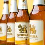 Singha Premium Thai Lager 5% ABV, Brewed in the UK, Vegan Friendly - Case of 12 x 630ml Bottles W/voucher / £18 or less using S&S + voucher