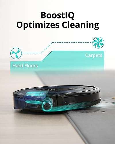 eufy RoboVac G30+ Self-Emptying Robot Vacuum Cleaner, Dynamic Navigation, Strong Suction, Wi-Fi, Carpets and Hard Floors @ Anker / FBA