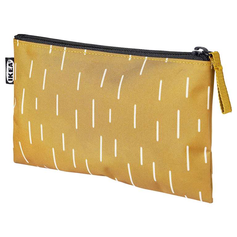 SKÖRDA Accessory bag, yellow, 20x12 cm Free C&C