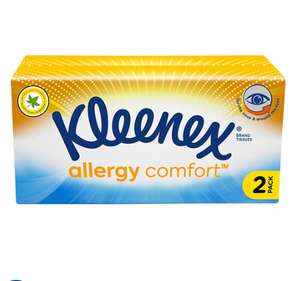 Kleenex Allergy Comfort Tissues 56 Sheets X 2 £2 clubcard price @ Tesco