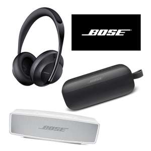 Bose Soundlink Flex Speaker (Refurb) £79.95, Soundlink Mini SE II Speaker £102, Bose QC45 £147.90 (Refurb) W/Student Code + More