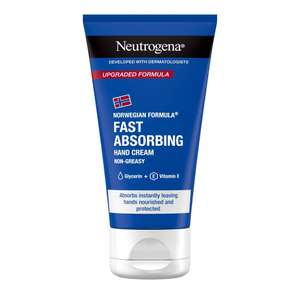 Neutrogena Norwegian Formula, Fast Absorbing Hand Cream, 75 ml (Pack of 1) £2.65 / £2.25