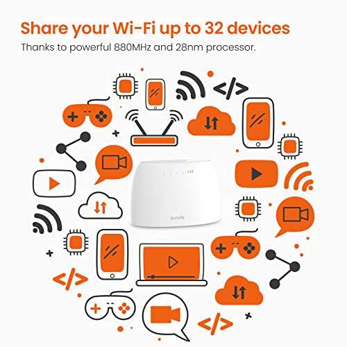 Tenda 4G/LTE 300mbps Wifi Router - £46.19 @ Amazon