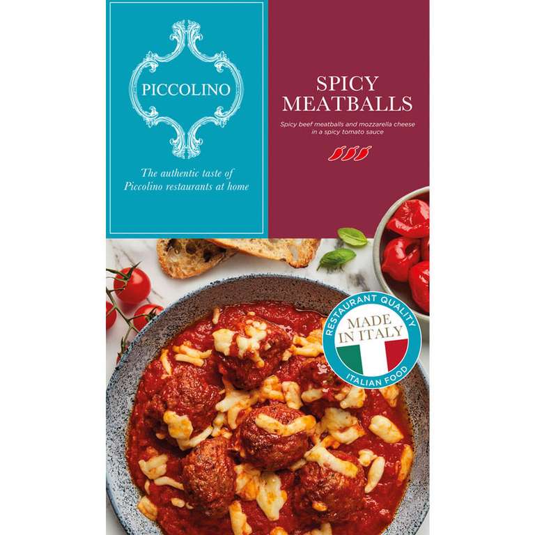 Piccolino Spicy Meatballs 400g