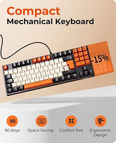 havit Mechanical Gaming Keyboard UK Layout Wired - £41.99 sold by SBOX Store @ Amazon